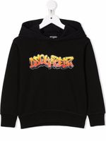 DSQUARED2 KIDS hoodie à imprimé graffiti - Noir - thumbnail