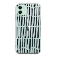 Moroccan stripes: iPhone 11 Transparant Hoesje
