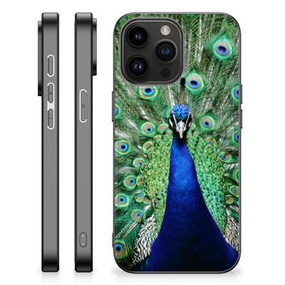 iPhone 15 Pro Max Dierenprint Telefoonhoesje Pauw iPhone 15 Pro Max Dierenprint Telefoonhoesje Pauw