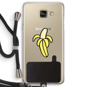 Banana: Samsung Galaxy A5 (2016) Transparant Hoesje met koord