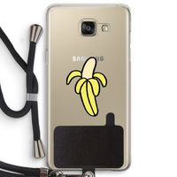 Banana: Samsung Galaxy A5 (2016) Transparant Hoesje met koord