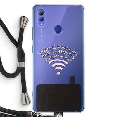 Home Is Where The Wifi Is: Honor Note 10 Transparant Hoesje met koord