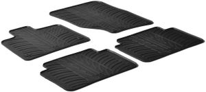 Rubbermatten passend voor Audi Q7 2006-2015 (T-Design 4-delig + montageclips) GL0243