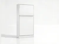 Tweepersoons bedkast Royal Twin 100x200 cm Wit