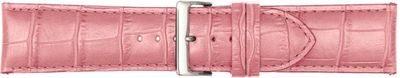 Horlogeband Poletto 454S.16.24 Leder Roze 24mm