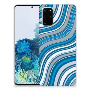 Samsung Galaxy S20 Plus TPU bumper Waves Blue