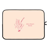 Where flowers bloom: Laptop sleeve 13 inch