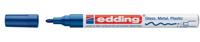 Edding glanslakmarker e-751 CR blauw