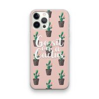 Cactus quote: iPhone 12 Pro Transparant Hoesje