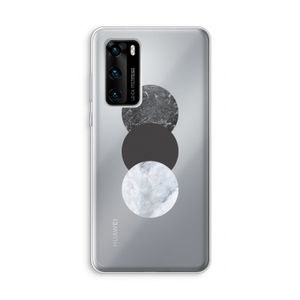 Marmeren cirkels: Huawei P40 Transparant Hoesje