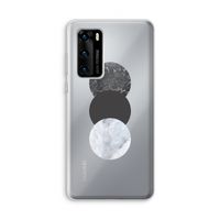 Marmeren cirkels: Huawei P40 Transparant Hoesje