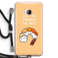 You're Shrimply The Best: HTC U Play Transparant Hoesje met koord