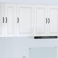 Keukenkast Kalmar Hoogglans wit 50 x 31 x 80 cm Bewerkt hout