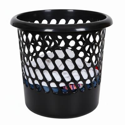 Whitefurze prullenbak - 25 liter - Kunststof - Zwart - 30 x 28 cm