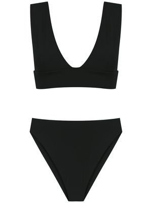 Isolda bikini à taille haute - Noir