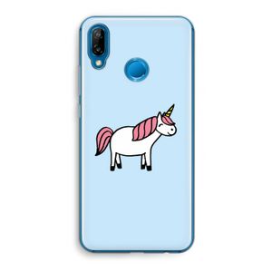 Eenhoorn: Huawei P20 Lite Transparant Hoesje