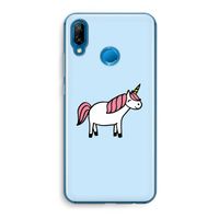 Eenhoorn: Huawei P20 Lite Transparant Hoesje