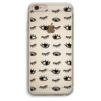 Eye pattern #2: iPhone 6 Plus / 6S Plus Transparant Hoesje