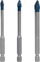 Bosch Accessoires EXPERT Tegelborenset HEX-9 | Hard Ceramic | 3-delig | 5/6/8 - 2608902312