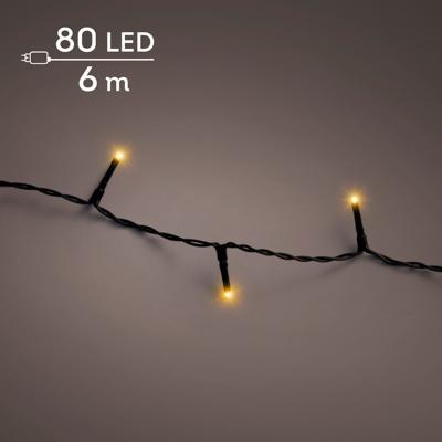 Basic kerstverlichting LED rice lights 80 klassiek warm