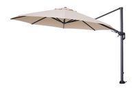 Hawaii Zweefparasol 350 cm. Rond - Ecru - thumbnail