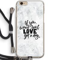 Partner in crime: iPhone 6 / 6S Transparant Hoesje met koord