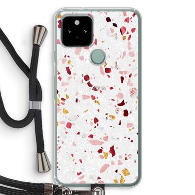 Terrazzo N°9: Pixel 5 Transparant Hoesje met koord