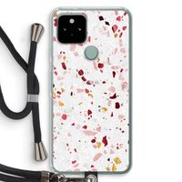 Terrazzo N°9: Pixel 5 Transparant Hoesje met koord