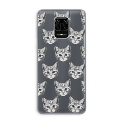 Kitten: Xiaomi Redmi Note 9 Pro Transparant Hoesje