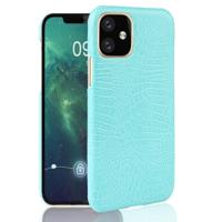 Voor iPhone 11 schokbestendige krokodil textuur PC + PU geval (licht groen)