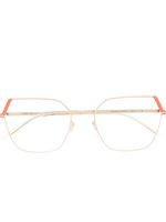 Mykita lunettes de vue Stine à monture géométrique - Or