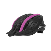 Pol PolispGoudt ride in fietshelm l 58-62cm zwart/fuchsia