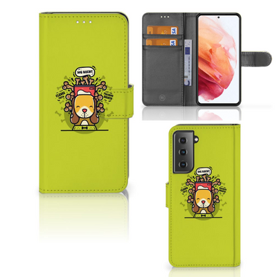 Samsung Galaxy S21 Leuk Hoesje Doggy Biscuit Samsung Galaxy S21 Leuk Hoesje Doggy Biscuit