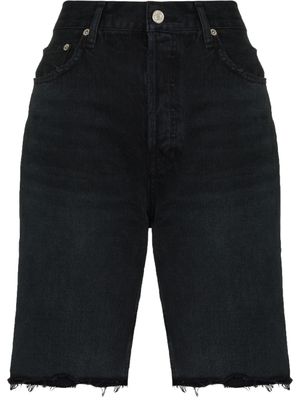AGOLDE bermuda en jean - Noir