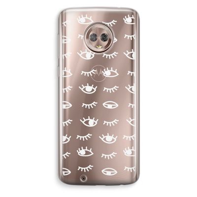 Eye pattern #3: Motorola Moto G6 Transparant Hoesje