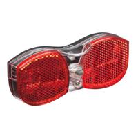 Dragerachterlicht Axa City Rear op batterijen 80 mm bevestiging (op kaart)