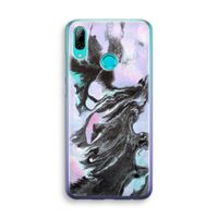 Pastel zwart: Huawei P Smart (2019) Transparant Hoesje
