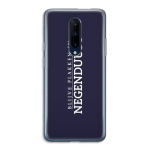 Blijve plakken in Negenduust: OnePlus 7 Pro Transparant Hoesje