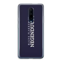 Blijve plakken in Negenduust: OnePlus 7 Pro Transparant Hoesje