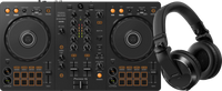 Pioneer DJ DDJ-FLX4 + Pioneer DJ HDJ-X7 Zwart - thumbnail