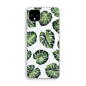 Geometrische jungle: Pixel 4 XL Transparant Hoesje