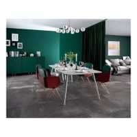 Herberia Ceramiche Oxid Vloer- en wandtegel | 90x90 cm | Mat Antraciet