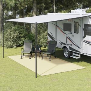 VidaXL Tenttapijt 4,5x2,5 m crèmekleurig