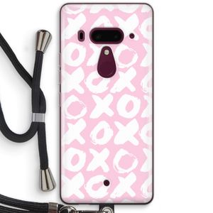 XOXO: HTC U12+ Transparant Hoesje met koord