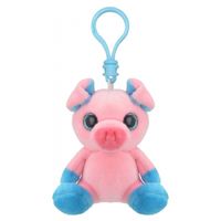 Pluche knuffe varken big sleutelhanger 9 cm - thumbnail