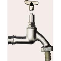 Cornat Dubbeldienstkraan &apos;Key&apos; 1/2 Mat/Ch - TEC300701
