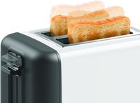 Bosch Haushalt TAT3P421DE Broodrooster Met geïntegreerde broodopzet Wit, Grindmat, grijs - thumbnail