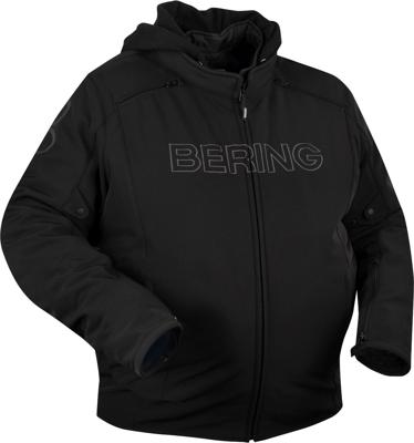 BERING Davis King Size, Textiel motorjas heren, Zwart