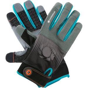 Gardena 11520-20 beschermende handschoen Tuinhandschoenen Zwart, Blauw, Grijs Katoen, Elastaan, Nylon, Polyester, Polyurethaan, Rubber