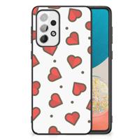 Samsung Galaxy A73 Back Case Hearts